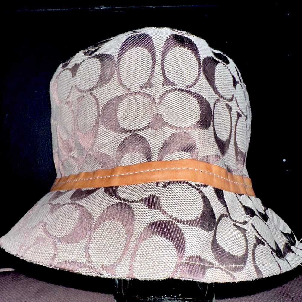 Vintage COACH Monogram bucket hat